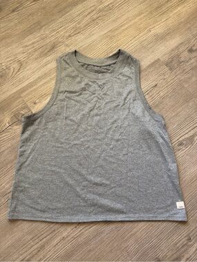 Vuori Energy Tank Top Heather Grey